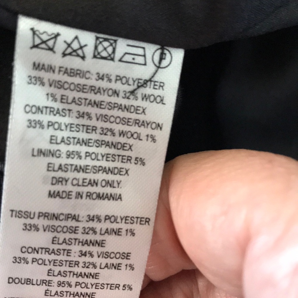 French Connection Two Toned Color Bock Blazer - image 7